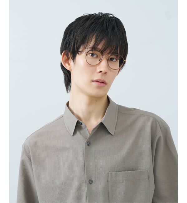 「Zoff｜UNITED ARROWS ユナイテッドアローズ  ボストン型 メガネ |  レンズ交換券付」|メガネ|