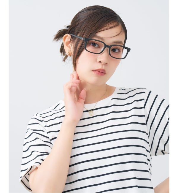  「Zoff｜UNITED ARROWS ユナイテッドアローズ  ウェリントン型 メガネ |  レンズ交換券付」|メガネ|
