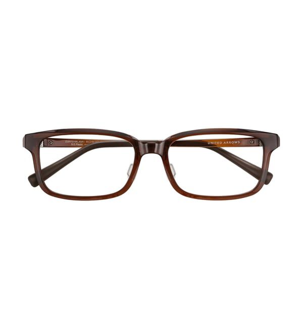  「Zoff｜UNITED ARROWS ユナイテッドアローズ  ウェリントン型 メガネ |  レンズ交換券付」|メガネ|