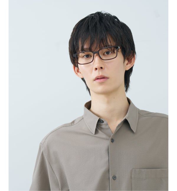  「Zoff｜UNITED ARROWS ユナイテッドアローズ  ウェリントン型 メガネ |  レンズ交換券付」|メガネ|