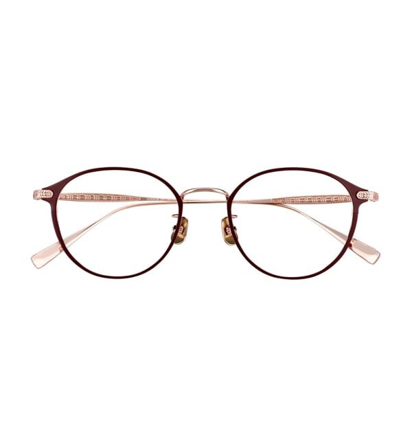  「Zoff｜UNITED ARROWS ユナイテッドアローズ  ボストン型 メガネ |  レンズ交換券付」|メガネ|濃ピンク2