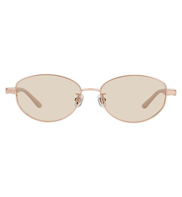  「SUNGLASSES COLLECTION オーバル型 サングラス | 軽量 メタル 紫外線対策 UVカット     」|サングラス|