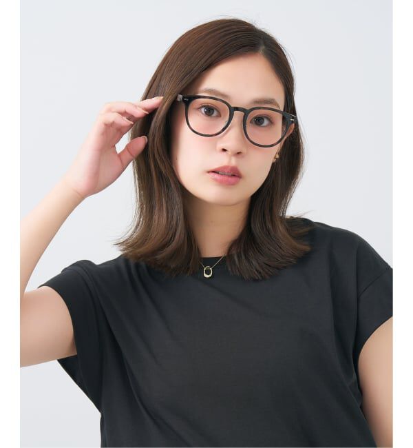  「WOMEN&rsquo;S BASIC ボストン型 メガネ | レンズ交換券付」|メガネ|茶系デミ
