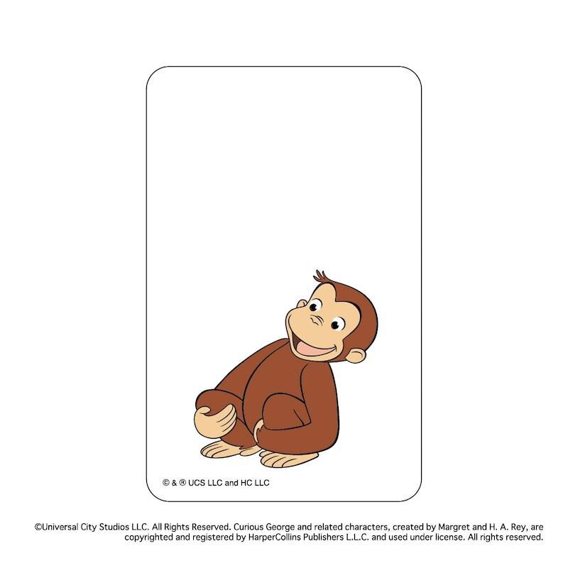 BACKYARD FAMILY「おさるのジョージ グッズ 通販 Curious George クリアカード」|フィギュア・ホビー|