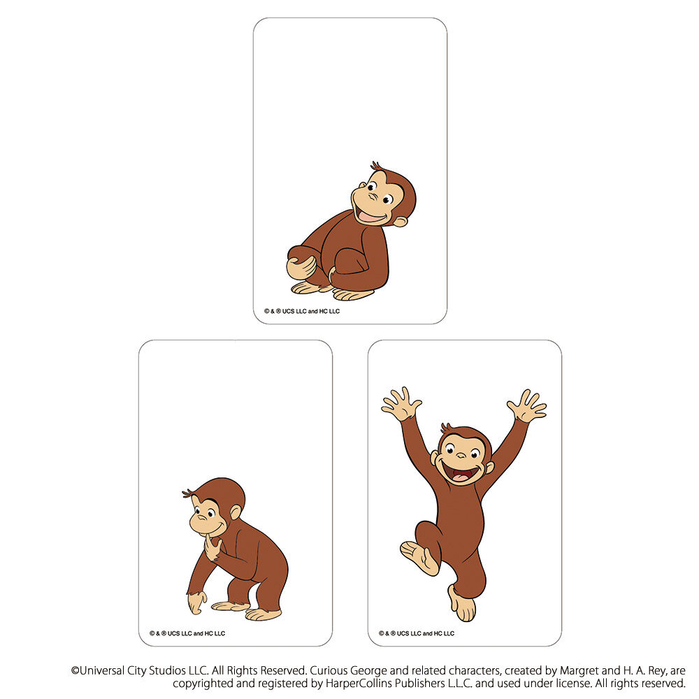 BACKYARD FAMILY「おさるのジョージ グッズ 通販 Curious George クリアカード」|フィギュア・ホビー|