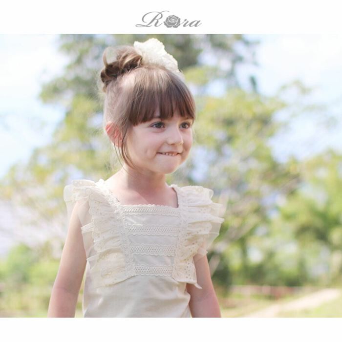 BACKYARD FAMILY「Rora ヘアゴム キッズ 通販 ノンノン 髪ゴム 髪飾り 髪留め リボン レース 大きい パール」|ヘアゴム・シュシュ|