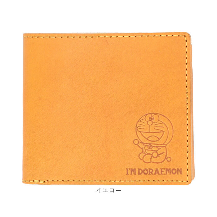 BACKYARD FAMILY「ドラえもん 財布 dor-53 通販 日本製 栃木レザー 姫路レザー 二つ折り財布 本革財布」|財布|