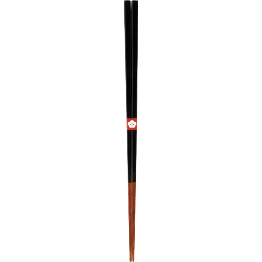 BACKYARD FAMILY「箸 おしゃれ 通販 日本製 お箸 竹 竹箸 23cm おはし 天然竹 四角 細い にっぽん伝統色箸」|食器・キッチングッズ|ブラック1