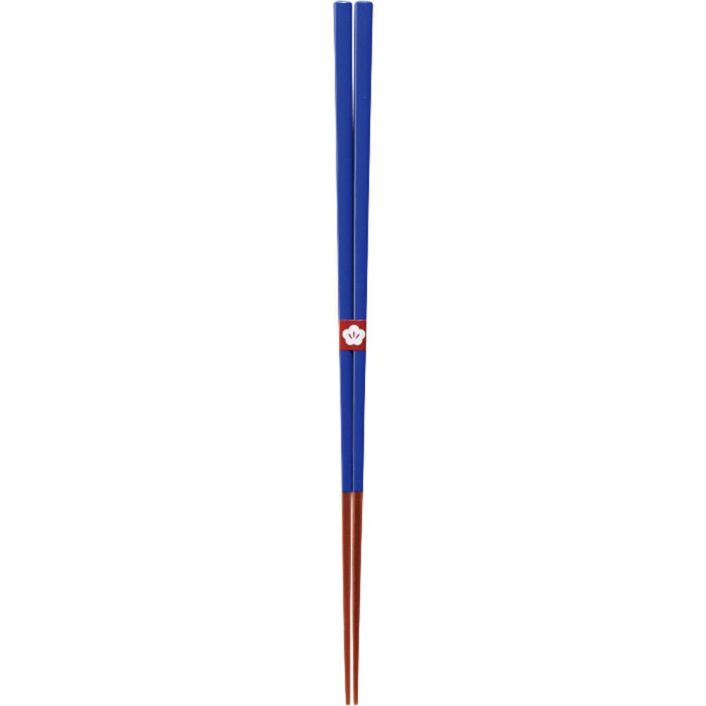 BACKYARD FAMILY「箸 おしゃれ 通販 日本製 お箸 竹 竹箸 23cm おはし 天然竹 四角 細い にっぽん伝統色箸」|食器・キッチングッズ|ブルー2