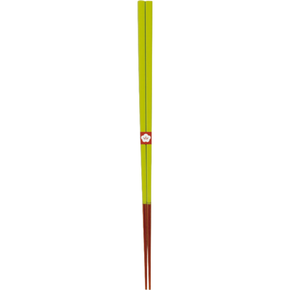 BACKYARD FAMILY「箸 おしゃれ 通販 日本製 お箸 竹 竹箸 23cm おはし 天然竹 四角 細い にっぽん伝統色箸」|食器・キッチングッズ|グリーン2