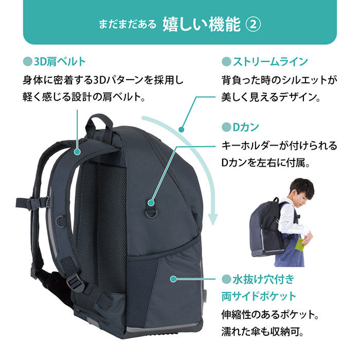 BACKYARD FAMILY「通学リュック ONE LOOK 通販 リュック 大容量 リュックサック スクールバッグ 通学カバン」|リュック|