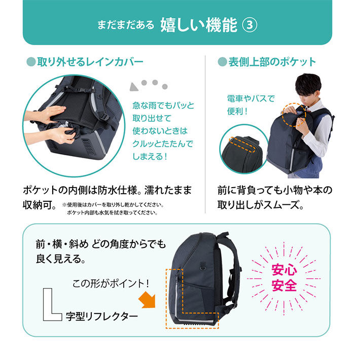 BACKYARD FAMILY「通学リュック ONE LOOK 通販 リュック 大容量 リュックサック スクールバッグ 通学カバン」|リュック|