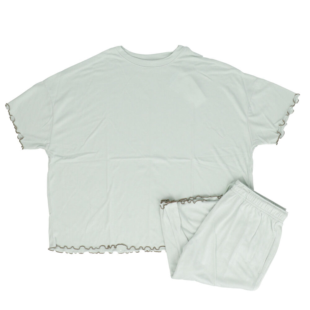 BACKYARD FAMILY「半袖シャツ パンツ 上下セット 通販 tシャツ Tシャツ ズボン ルームウェア 部屋着」|ルームウェア|グリーン1