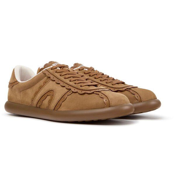 CAMPER「[カンペール] PELOTAS SOLLER / レザースニーカー」|スニーカー|キャメル