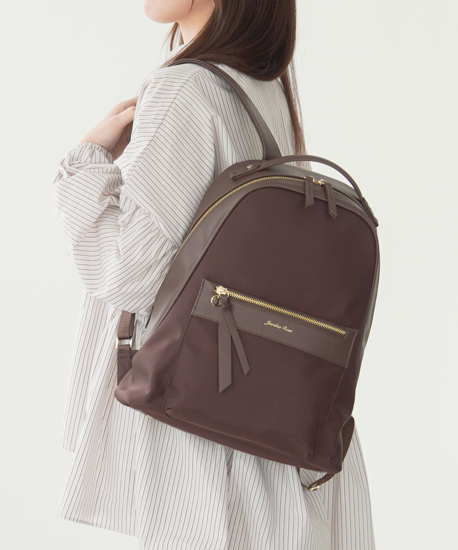 Jewelna Rose「Jewelna Rose ロッティ リュックサック 13.3インチPC 16241」|リュック|ブラウン