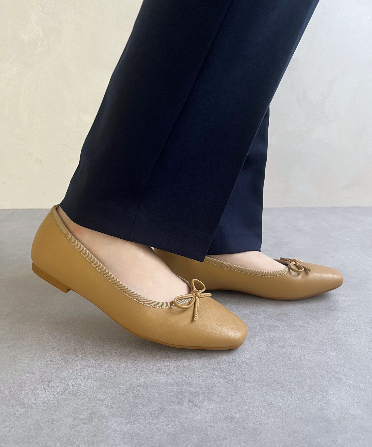ORiental TRaffic「【 跳べるパンプス /　新色追加 】 バレエ シューズ /R-3208 厚手クッション フラット ヒール1ｃｍ」|パンプス|