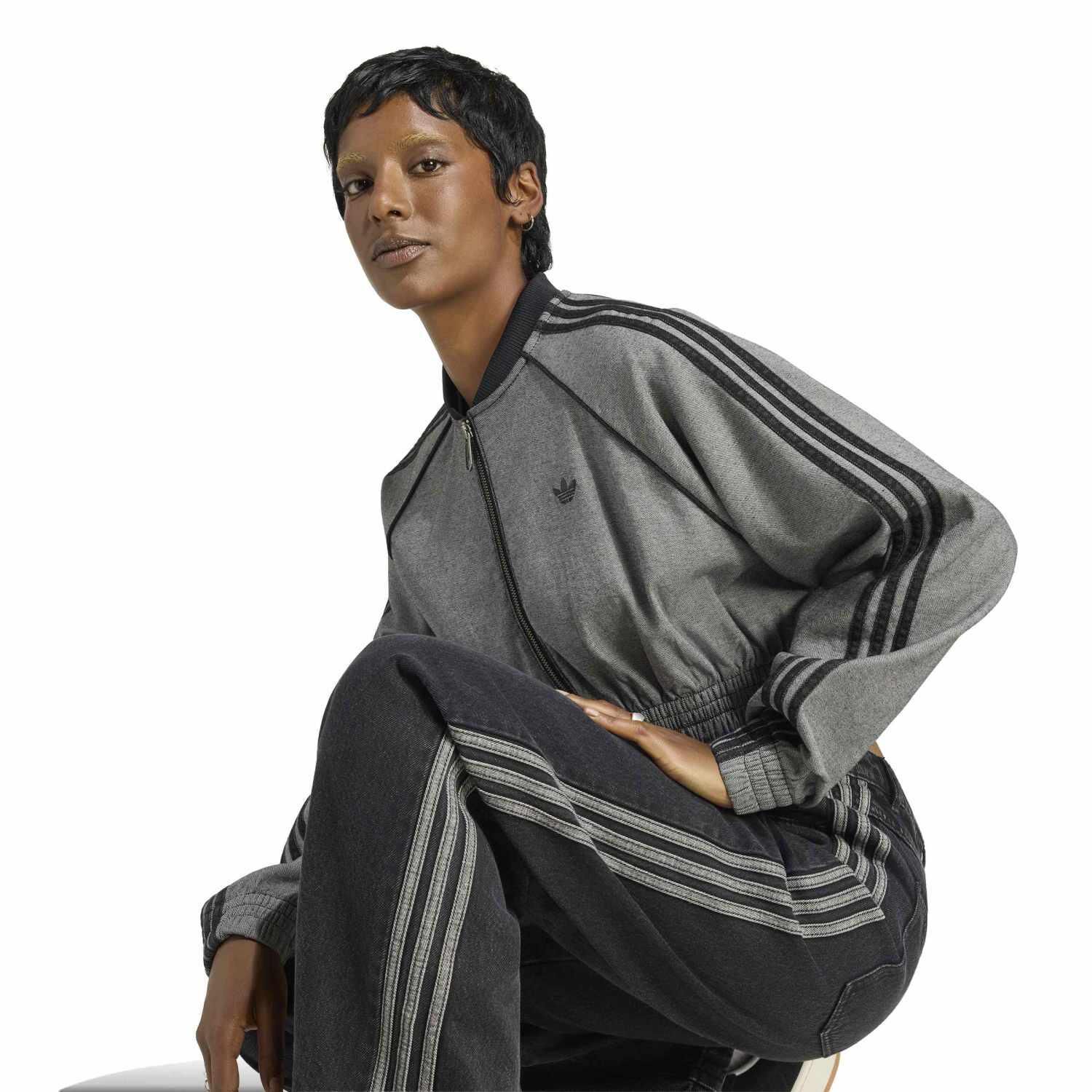 adidas「【ADIDAS ｳｪｱ】W SST DENIM TRACKTOP」|ポロシャツ|