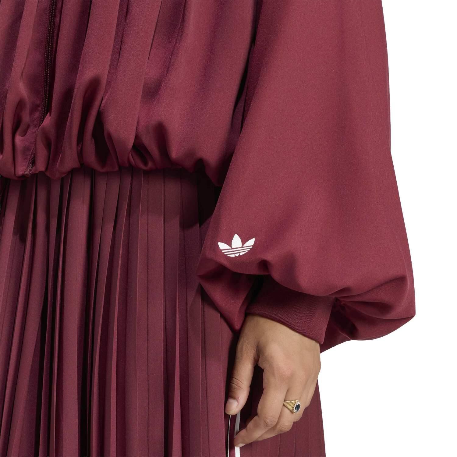 adidas「【ADIDAS ｳｪｱ】W SATIN PLEATED TT(ARCH2)」|ポロシャツ|