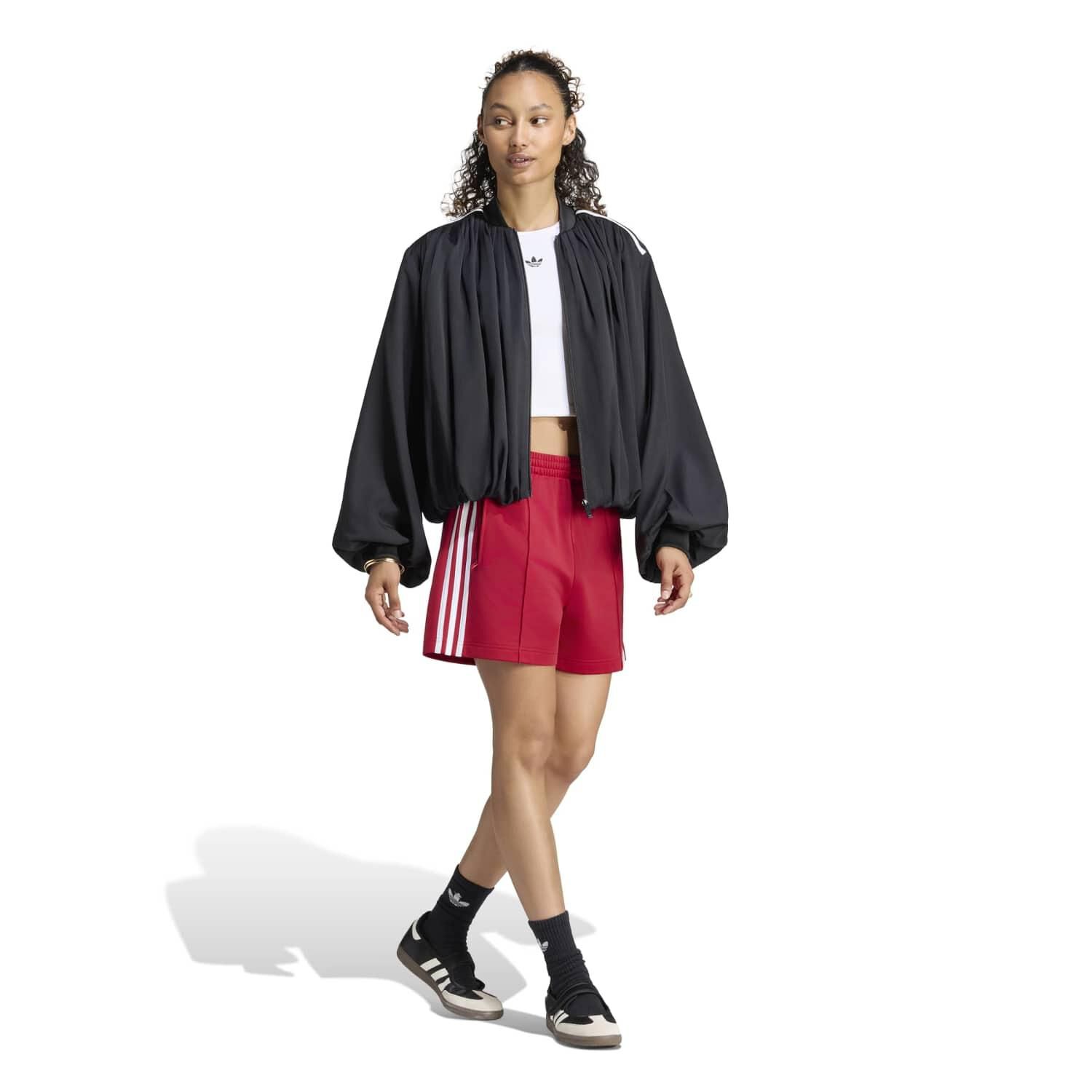 adidas「【ADIDAS ｳｪｱ】W SATIN PLEATED TT(ARCH2)」|ポロシャツ|