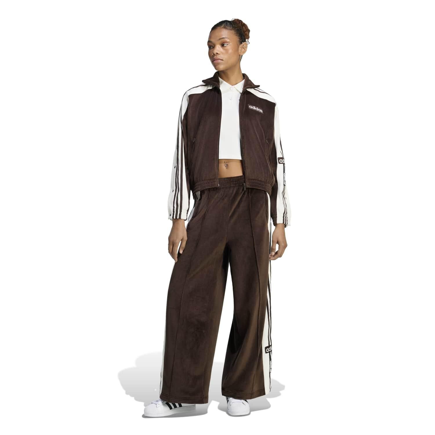 adidas「【ADIDAS ｳｪｱ】W ADIBREAK VELOUR TT」|ポロシャツ|