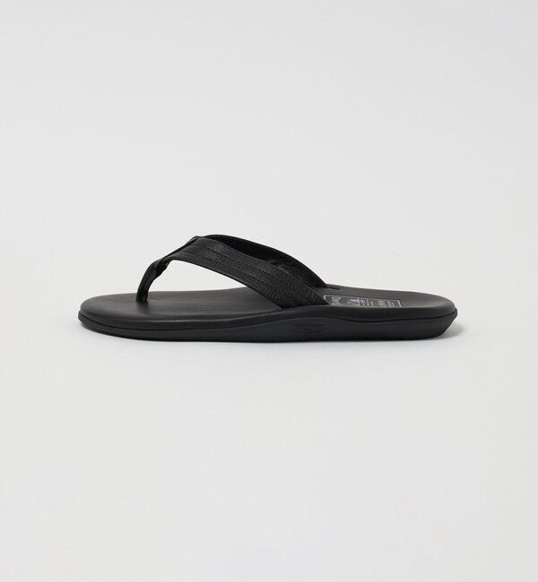 BEAUTY&YOUTH UNITED ARROWS「＜ISLAND SLIPPER＞レザー トング サンダル」|サンダル|BLACK