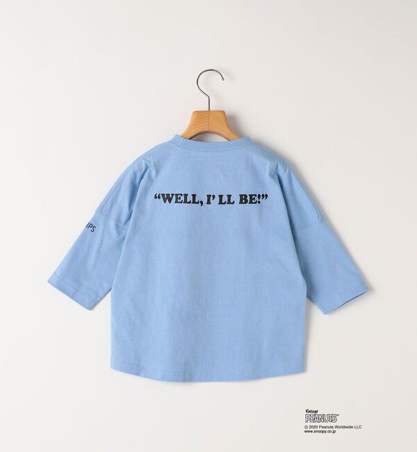 SHIPS KIDS「SHIPS KIDS:100～130cm / スヌーピー 七分袖 TEE」|Tシャツ・カットソー|