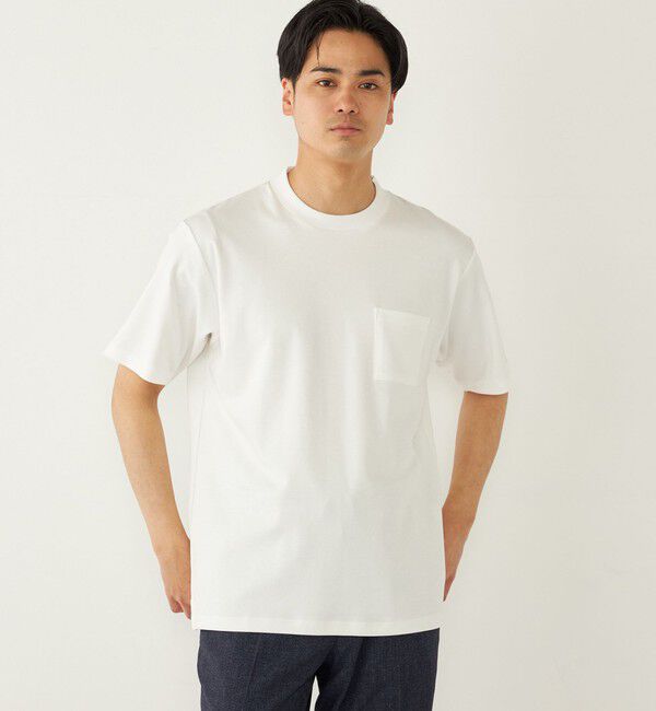 SHIPS Colors 「SHIPS Colors:〈抗菌防臭・接触冷感〉スムース ビズT ショートスリーブ◇」|Tシャツ・カットソー|