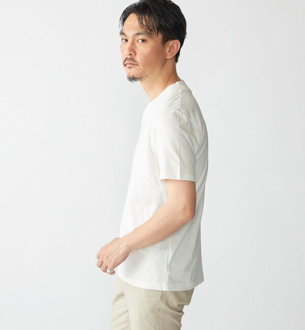 SHIPS「SHIPS: プラチナム フェイス コットン ショートスリーブ Tシャツ」|Tシャツ・カットソー|