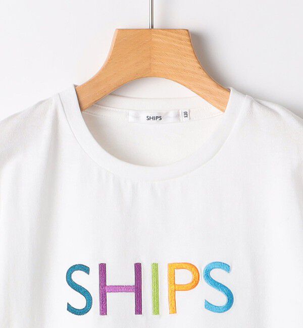 SHIPS KIDS「SHIPS KIDS:100～130cm / SHIPS ロゴ TEE」|Tシャツ・カットソー|