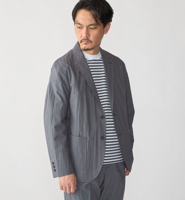 SHIPS「SHIPS: ハイゲージ クルーネック ロングスリーブ Tシャツ」|Tシャツ・カットソー|