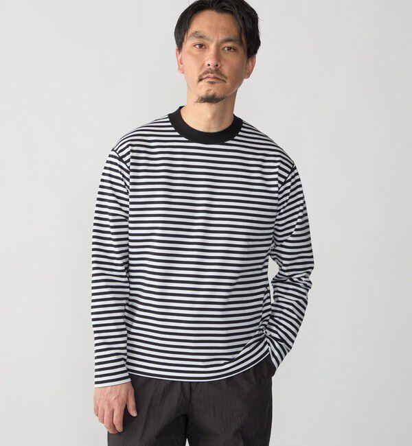SHIPS「SHIPS: ハイゲージ クルーネック ロングスリーブ Tシャツ」|Tシャツ・カットソー|その他