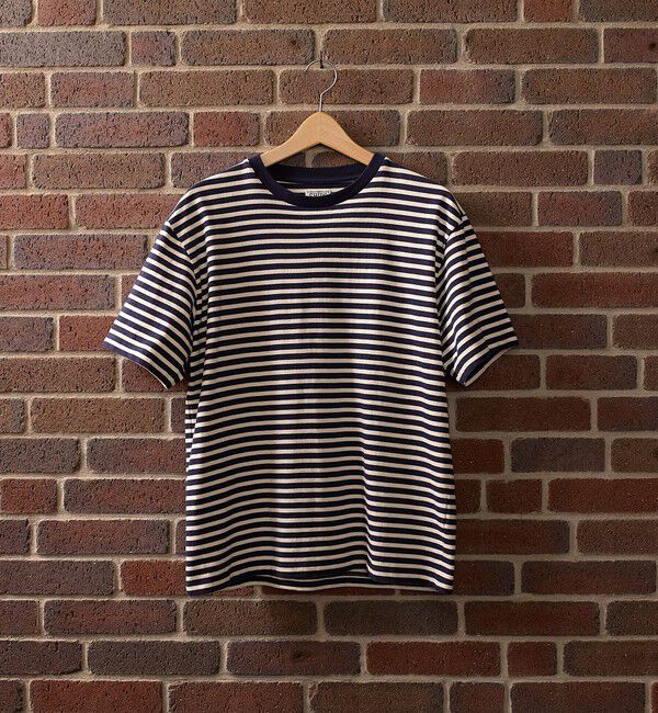 SHIPS「SHIPS: AUTHENTIC ボーダー Tシャツ ショートスリーブ」|Tシャツ・カットソー|ネイビー