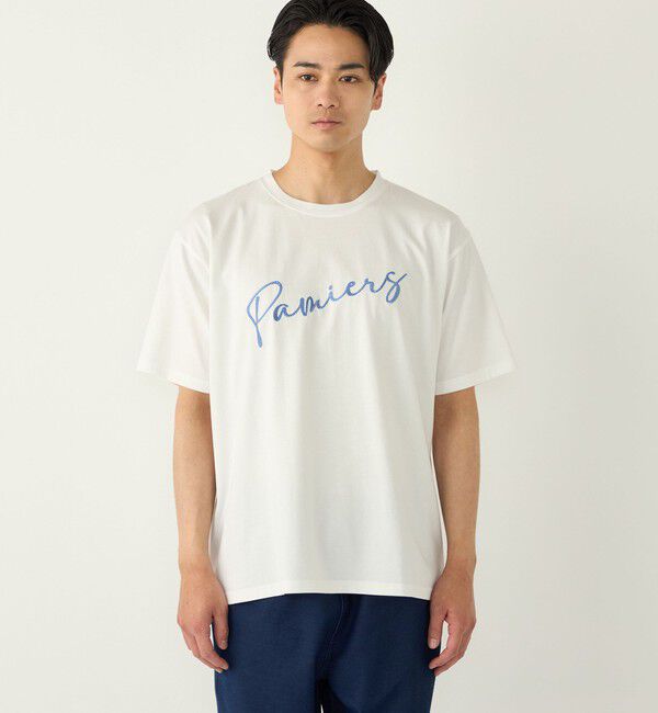 SHIPS Colors 「【WEB限定】SHIPS Colors:ロープ刺繍 Tシャツ◇」|Tシャツ・カットソー|