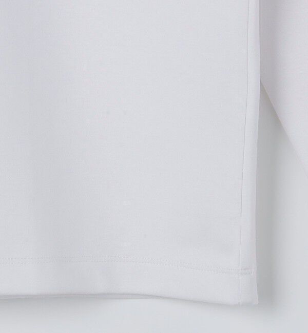 SHIPS「【WEB限定】ダブル ニット ビズ ネック ロングスリーブ Tシャツ」|Tシャツ・カットソー|