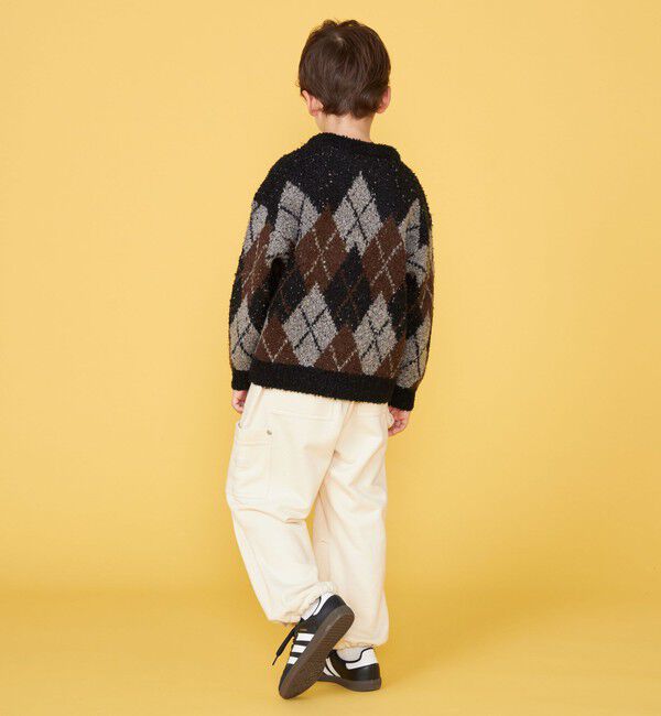 SHIPS KIDS「100～130cm /〈洗濯機可能〉アーガイル ニット」|ニット・セーター|