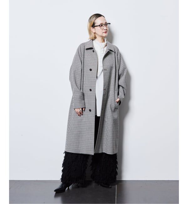  「《予約》GINGHAM CHECK コート」|その他|