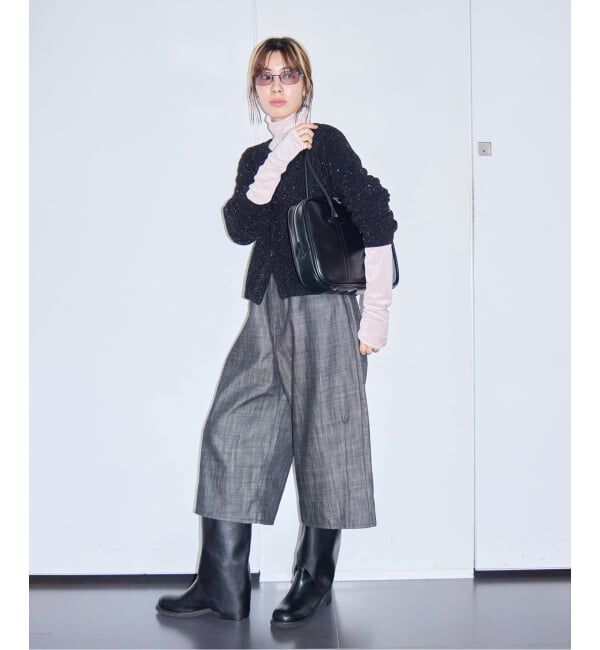  「《予約》KURO 別注 WIDE SPREAD CROPPED デニムパンツ」|デニム|