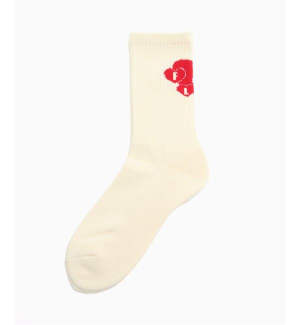 JOINT WORKS「F-LAGSTUF-F / フラグスタフ HEART SOCKS」|ソックス|ホワイト
