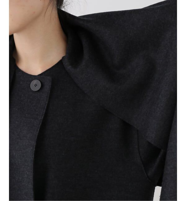 journal standard L'essage「HARRIS WHARF LONDON Women scarf coat light pressed wool コート」|その他|