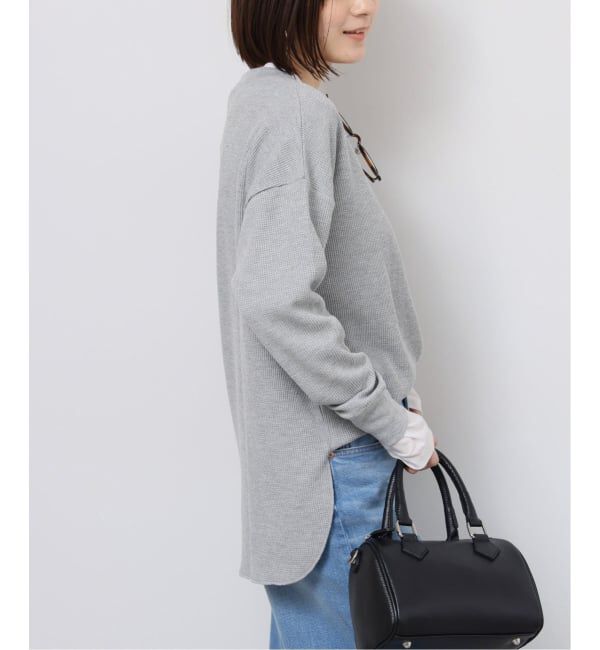 JOURNAL STANDARD relume「《一部WEB限定追加予約》TCワッフルオーバーサイズロングスリーブTシャツ」|Tシャツ・カットソー|