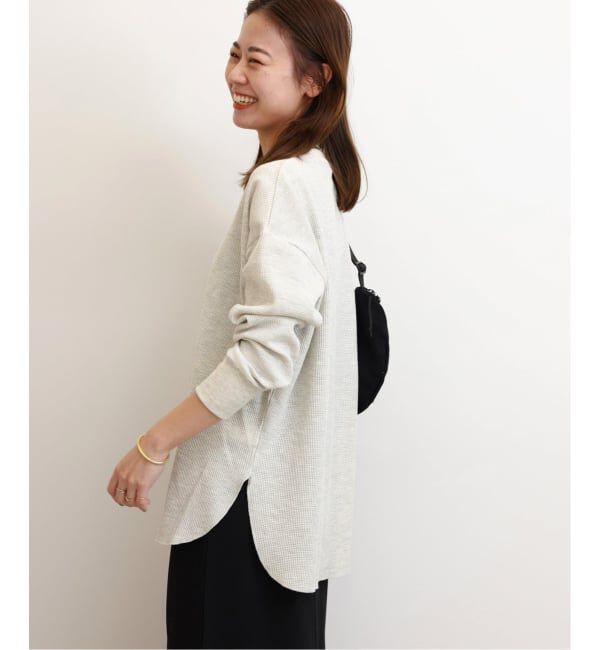 JOURNAL STANDARD relume「《一部WEB限定追加予約》TCワッフルオーバーサイズロングスリーブTシャツ」|Tシャツ・カットソー|
