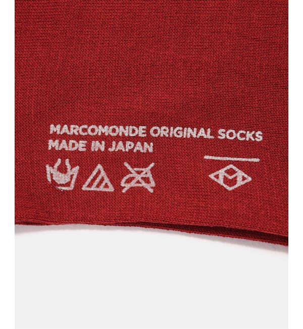 NOBLE「MARCOMONDE/マルコモンド cotton back seam high socks30」|ソックス|