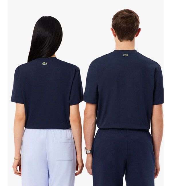 LACOSTE「エンボスパリロゴ クルーネックTシャツ」|Tシャツ・カットソー|