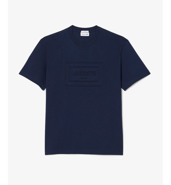 LACOSTE「エンボスパリロゴ クルーネックTシャツ」|Tシャツ・カットソー|