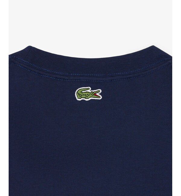 LACOSTE「エンボスパリロゴ クルーネックTシャツ」|Tシャツ・カットソー|