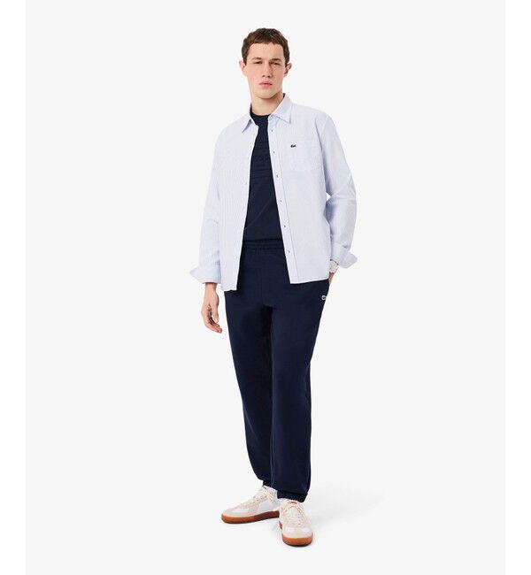 LACOSTE「エンボスパリロゴ クルーネックTシャツ」|Tシャツ・カットソー|