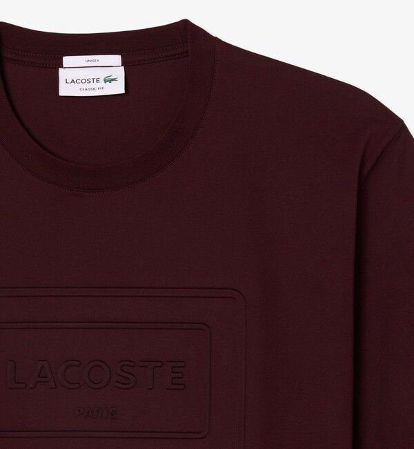 LACOSTE「エンボスパリロゴ クルーネックTシャツ」|Tシャツ・カットソー|