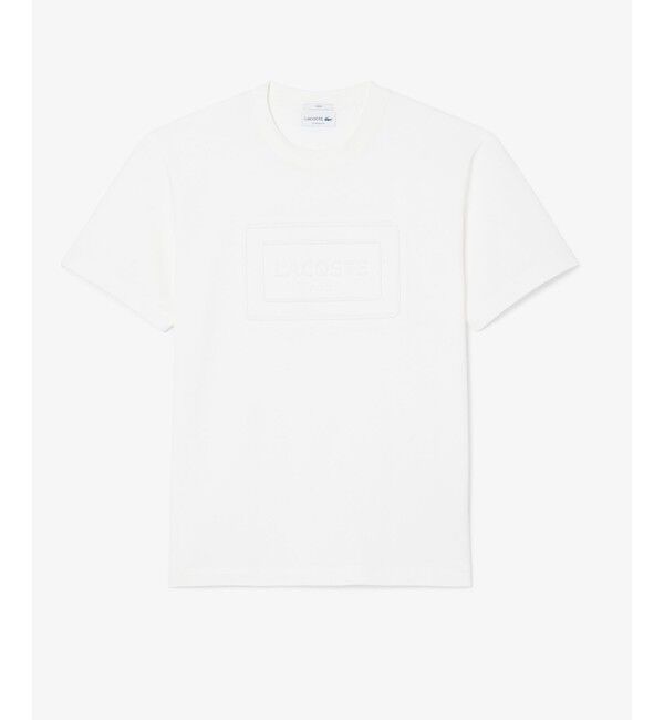 LACOSTE「エンボスパリロゴ クルーネックTシャツ」|Tシャツ・カットソー|