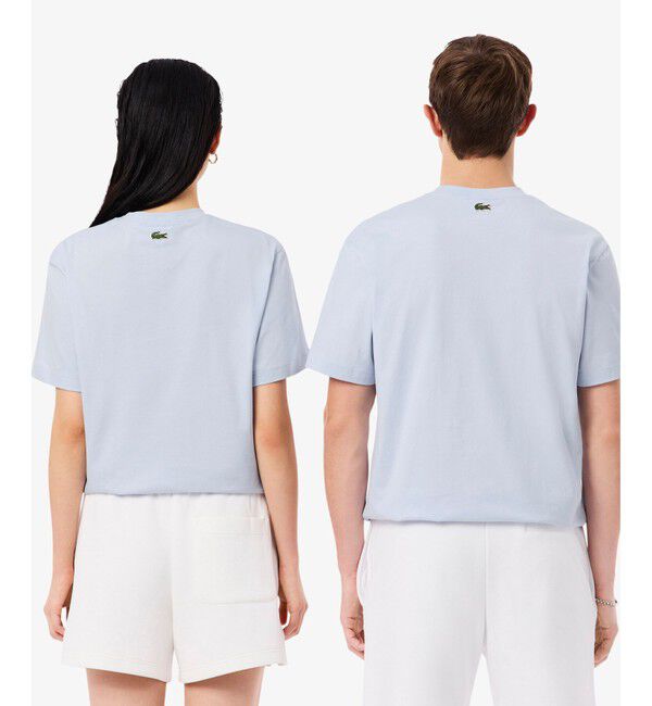LACOSTE「エンボスパリロゴ クルーネックTシャツ」|Tシャツ・カットソー|