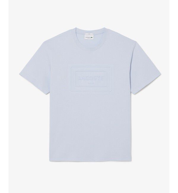 LACOSTE「エンボスパリロゴ クルーネックTシャツ」|Tシャツ・カットソー|